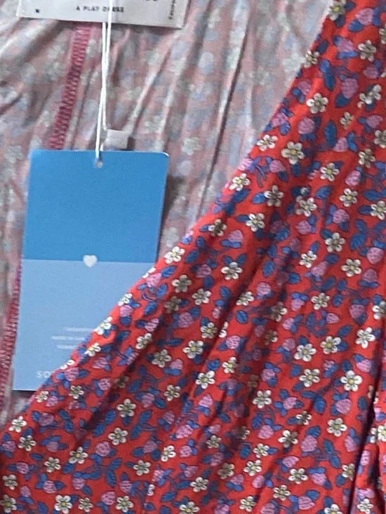 Sonnet James NWT Floral Play Dress - Coastal Grandmother Chic - M - Picture 6 of 7